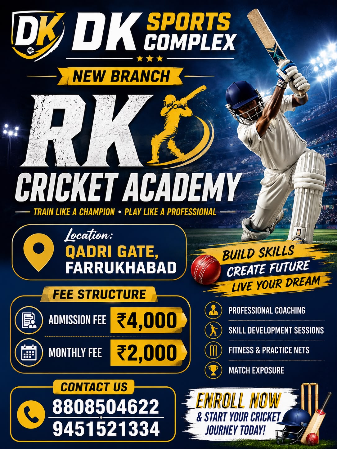 RK Cricket Academy Newspaper Coverage